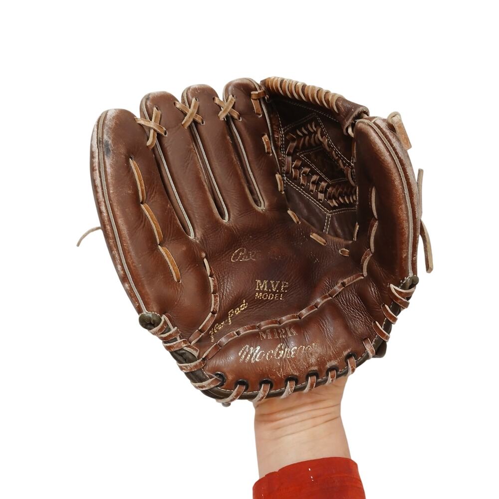 MacGregor Baseball Glove Pete Rose MVP M12K Model Leather Flex Pad Right Vintage